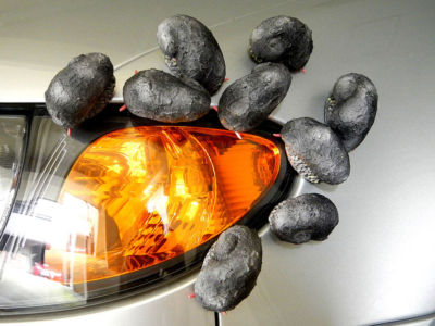 龍スケ・車に寄生する エクストリーム・スケーリーフット・マグネット